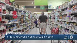 Publix ends one-way aisles in some of its stores