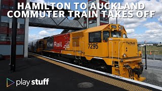 All aboard Te Huia: Hamilton to Auckland commuter train takes off | Stuff.co.nz