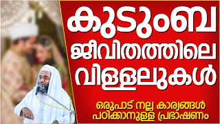 കുടുംബജീവിതത്തിലെ വിള്ളലുകൾ ഒഴിവാക്കണേ നിങ്ങൾ | ISLAMIC SPEECH MALAYALAM 2020 | E P ABUBACKER QASIMI