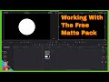 How to use Mattes or Duke Denver Film MatteS Pack in Davinci Resolve 17