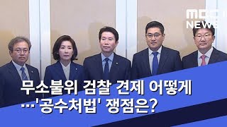 무소불위 검찰 견제 어떻게…'공수처법' 쟁점은? (2019.10.16/뉴스데스크/MBC)