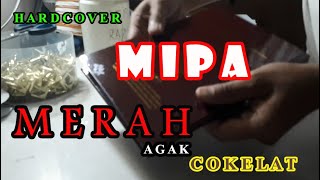 Hardcover A5 warna Merah agak Cokelat untuk MIPA