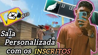 🧡FREE FIRE AO VIVO - CALEBEG6🧡SALA PERSONALISADA🧡 4x4 e 6x6 COM INSCRITOS 🧡RUMO ao #3k