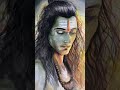 lord shiva painting 😍 day23 shorts drawing mahadev hardchallenge