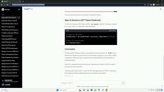 python generate jwt token