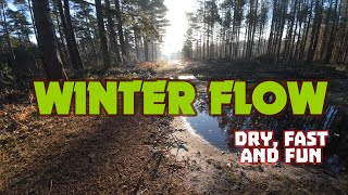 You just need to COMMIT. Finding the flow in freezing temperatures - MTB winter riding