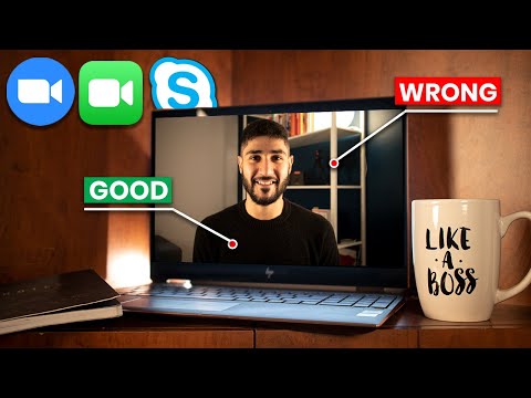 How to look GOOD during VIDEO CALLS – Skype, Zoom, FaceTime | Video interviews