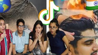 Indians react to America vs India tik tok memes | SiblingsReact