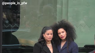 Ibeyi / Lisa-Kaindé Diaz \u0026 Naomi Diaz - Défilé Chanel Automne Hiver 2023/2024 à Paris - 07.03.2023