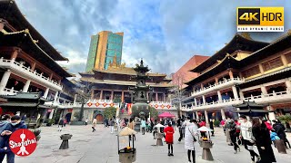 [4K HDR] 🎉Chinese New Year - The first shrine visit Jing'an Temple Shanghai 初一 新年后首次参拜 静安寺 iPhone12