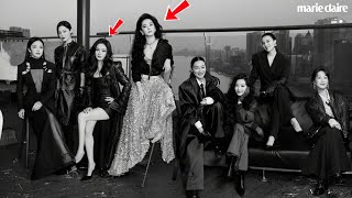 The ultimate photo of all the powerful beauties:Liu Yifei overwhelms Yang Mi \u0026 takes center position