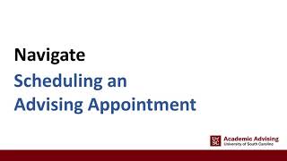 Navigate Schedule Appointment (Students)