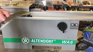 #MWshoptalk | Altendorf WA6 | 350mm ,380 even 400mm  blade!!