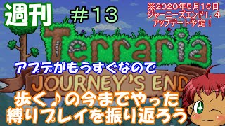 週刊　[Terraria]　♯１３　今までやって来たプレイの振り返り　[ゆっくり実況]