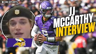 JJ McCarthy talks about the moment he KNEW Jim Harbaugh was his guy 😂