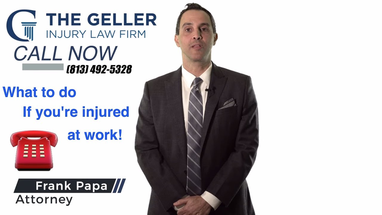 Workplace Injuries: Personal Injury Attorney Tampa Bay Florida - YouTube