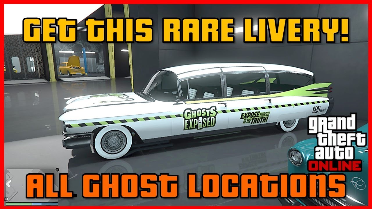 ALL GHOST LOCATIONS! | How To Unlock The Ghosts Exposed Livery | GTA 5 ...