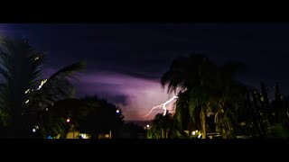 lightning east of area code 321, timelapse