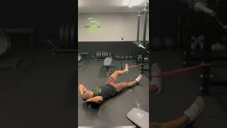 Supine (Lying) Hip Flexion w/ Resistance Band From Stabil FIT Life #StabilFITLife