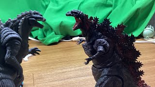 ゴジラウルティマ vsシン・ゴジラコマ撮り　GODZILLA ULTIMA VS SHIN GODZILLA stop motion