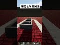 Easy auto afk miner in Minecraft