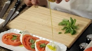 Recipe for Mozzarella Cheese, Basil, Olive Oil \u0026 Tomato Salad : Tomato Salads