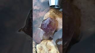 Find Natural Amethyst Crystal In The River [part 301]#gemstones