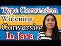 Type Conversion in java with Examples | Java Tutorial for Beginners | Java Programming