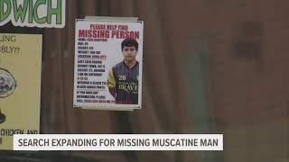 Search expands for missing Muscatine man