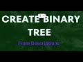 Create Binary Tree From Descriptions | Leetcode 2196 in Java| MAANG Interview | latest DSA questions