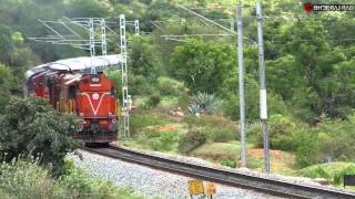 Twin WDM3A Extreme Chugging: Karnataka Express at Makalidurga!