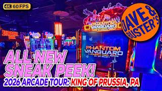 SNEAK PEEK! The NEW Dave & Buster's arcade tour (King of Prussia PA), May 2026 full 4K walkthrough