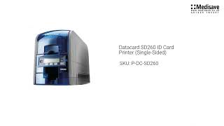 Datacard SD260 ID Card Printer Single Sided P DC SD260