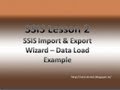 SSIS Lesson 2 - Load data from excel file into sql server table