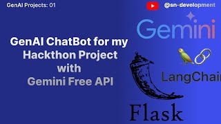 Build a Chatbot with Gemini API LangChain & Flask |