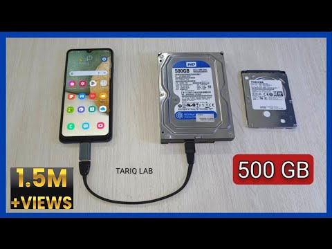 How To Connect Hard Disk To Mobile Phone