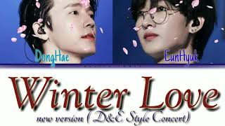 Super Junior D&E - Winter Love ( style concert vers) | Lyrics : Rom/Eng/Indo