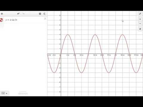 Graph Trig Functions On Desmos In Radians And Degrees - YouTube