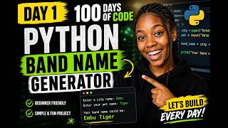 Python for Beginners: Build a Band Name Generator in 2 Minutes