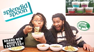 We Tried NEW Vegan Noodles! | HEALTHY MEAL DELIVERY | Splendid Spoon Taste Test & Review