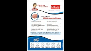 Miracle Basic Demonstration Part  2 ( Easy And Advance Accounting Software )