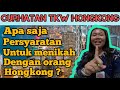 Apa saja persyaratan untuk menikah dengan orang Hongkong ?