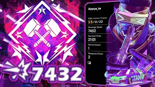 【Apex英雄實況精華】單場7432傷害! 打到對面放棄人生?!