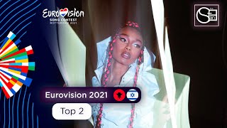 Top 2 (🇦🇱🇮🇱) | Eurovision Song Contest 2021