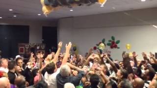 NYE balloon drop 2013