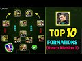 Top 10 Quick Counter Best Custom Formations in eFootball 2024 🐐🔥 | Best Formation In eFootball