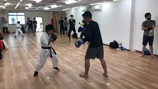 Kickboxer vs Karatekid December 5, 2020　キックボクサーvs小学生空手家2