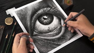 How to Draw Hyper Realistic Eye | Step by Step