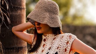 Tutorial de Sombrero capelina o piluso paso a paso crochet | hat easy diy