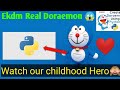 ❤️How to draw Doraemon Using Python | Draw Doraemon 🔥 | Source Code | Python Project #YouTube